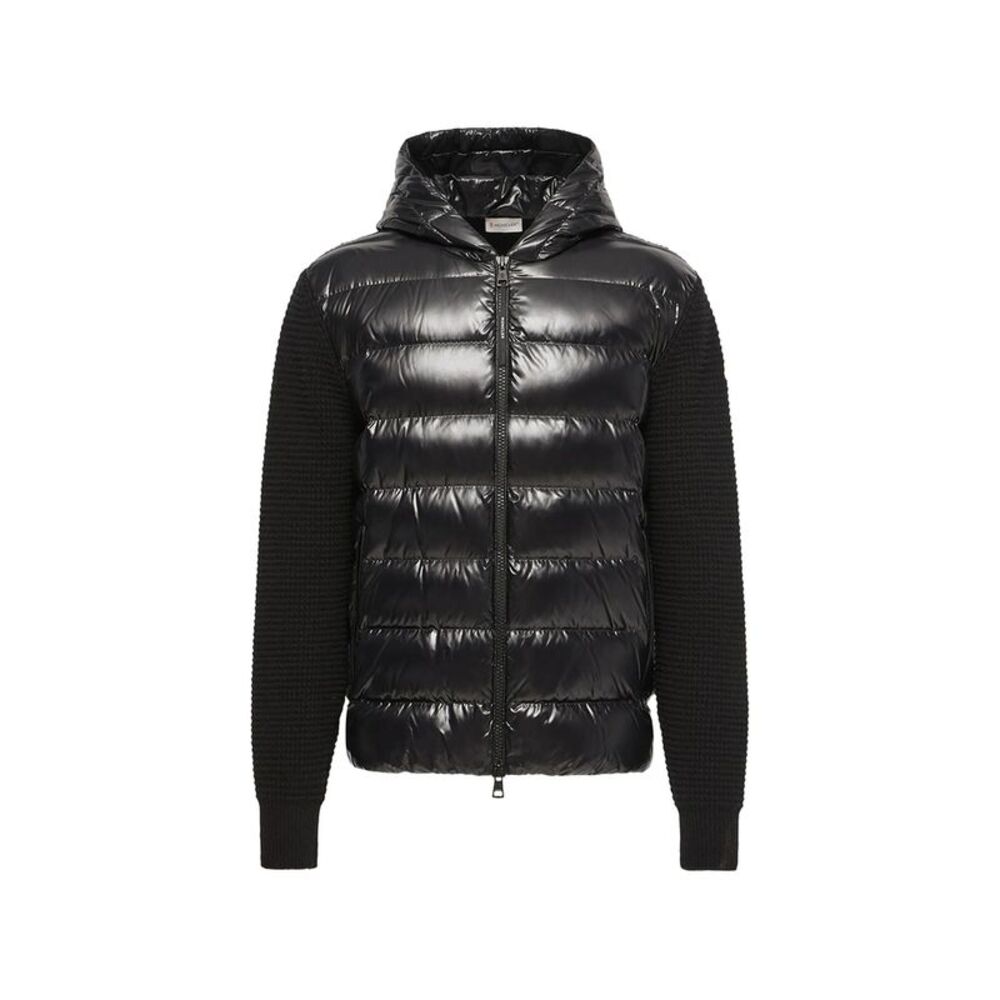 Moncler Black Jackets - Hooded Jackets Men